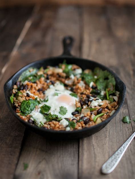 Chipotle Black Bean Rice And Egg Skillet She Is One Of The Coolest