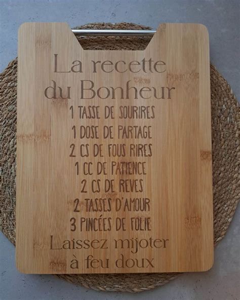 Planche D Couper Grav E Recette Du Bonheur Planche D Couper