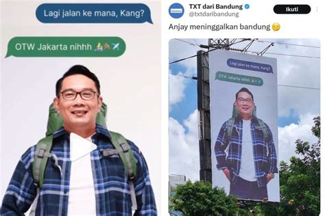 Baliho Ridwan Kamil Otw Jakarta Nih Viral Kode Maju Pilgub Dki