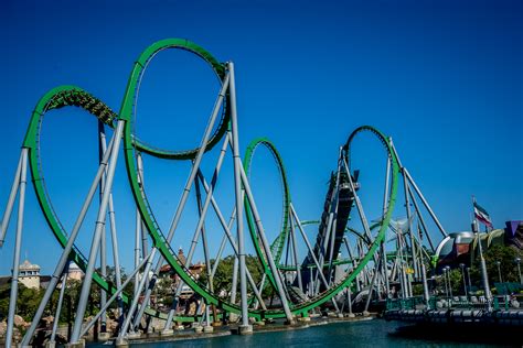 The Incredible Hulk Coaster at Universal's Islands of Adventure