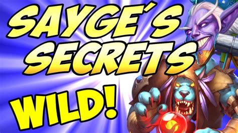 Wild Secret Mage Ft Sayge Hearthstone Darkmoon Faire Youtube