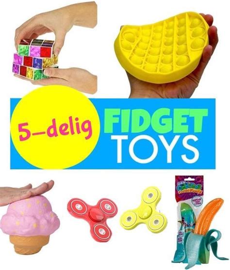 Fidget Toys Pakket Delig Onder De Euro Pop It Squishy