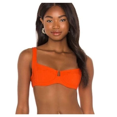 L Space Swim Lspace Revolve Set Camellia Pointelle Bikini Top Desi