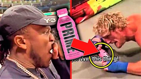 Ksi Hands Logan Paul A Prime During Wwe Fight Youtube