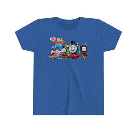 Thomas And Friends All Engines Go Youth Short Sleeve Tee Thomas The Train Etsy