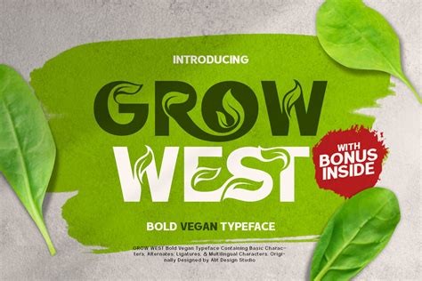 Grow West Font Alit Design FontSpace