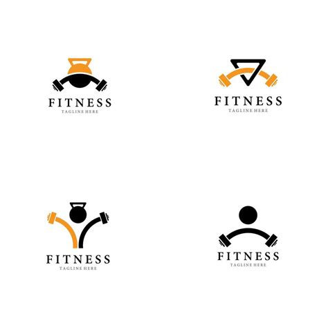 Fitness logo icon set 1957962 Vector Art at Vecteezy