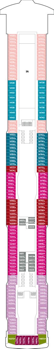 Norwegian Breakaway Deck plan & cabin plan