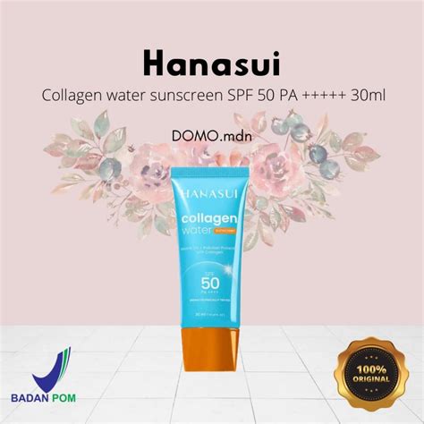 Jual HANASUI COLLAGEN WATER SUNSCREEN SPF 50 PA 30ML TABIR SURYA