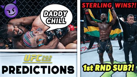 Last Minute Ufc Predictions Sterling Vs O Malley Card Breakdown