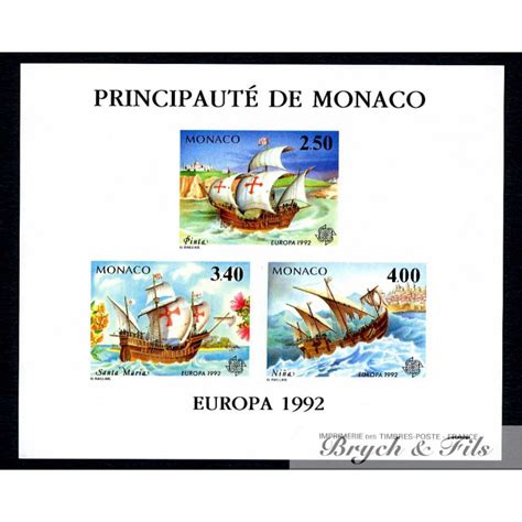 Bloc Spécial N19a Monaco Timbres