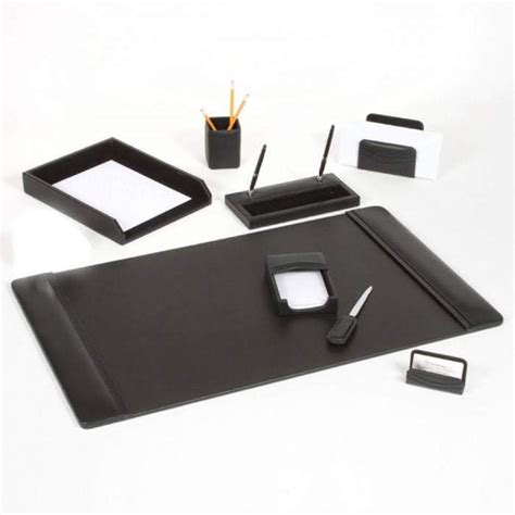 desktop leather set  rs set desk sets  mumbai id