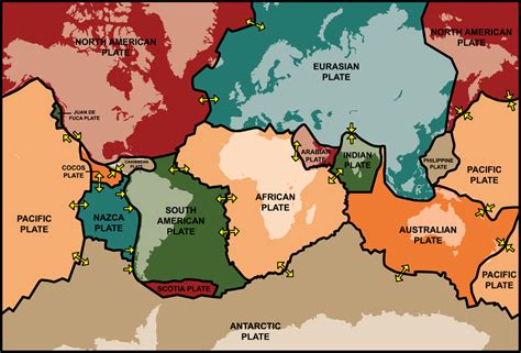 Prueba Placas Tectonicasdocx Plate Tectonics Earth Images And Photos