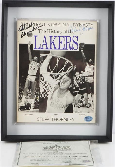 At Auction: KAREEM ABDUL JABBAR WILT CHAMBERLAIN AUTOGRAPH