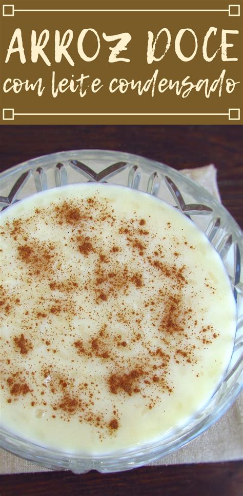 Arroz Doce Leite Condensado Artofit