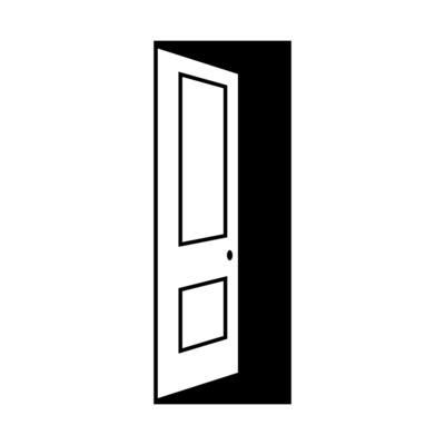 Door Silhouette Vector Art, Icons, and Graphics for Free Download