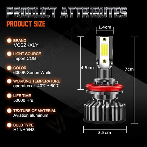 Vcszkxly Compatible Con Faros Delanteros Led Toyota Tacoma