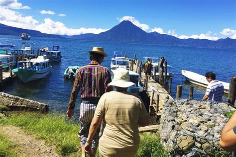 lake atitlan panajachel  san juan village day trip  boat
