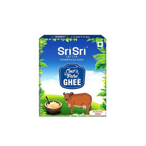 Sri Sri Tattva Cow Ghee Ml Pack Of Pure Cow Ghee For Better