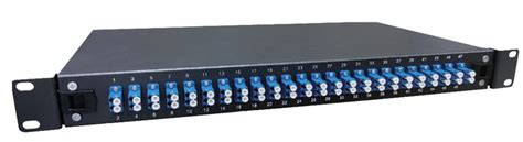 Lvo233845 Lanview 24 Port Fibre Patch Panel Mounted With 24 X Lc Duplex Single Mode Connectors