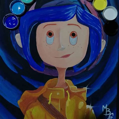 Cuadro De Coraline Y La Puerta Secreta Drawing Coraline Y La Puerta