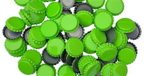 250 Crown Bottle Caps Light Green Balliihoo