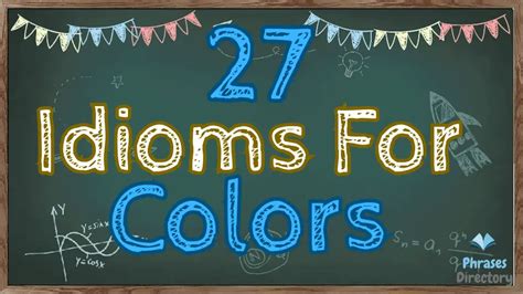 27 Idioms for Colors + Quiz - Phrases Directory