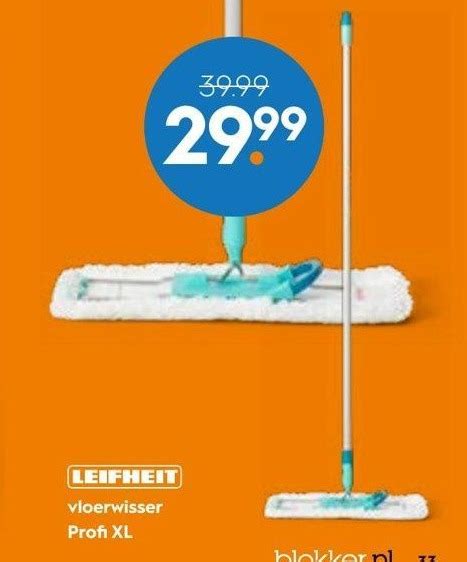 Leifheit Vloerwisser Profi Xl Aanbieding Bij Blokker