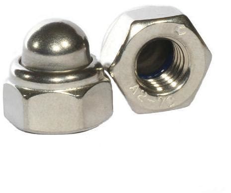 Galvanized Stainless Steel Nylock Nut Standard DIN 982 Size M3 To