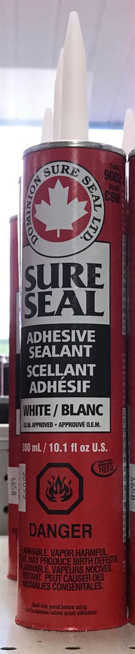 Dominion Csw Sure Seal White Adhesive Sealant 300 Ml