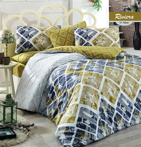 Lenjerie De Pat Pentru O Persoana Riviera V Majoli Home Collection