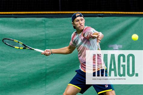 221017 Leo Borg Of Sweden During The Stockholm Open Tennis Tournament