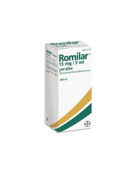 ROMILAR JARABE 15 MG 5ML