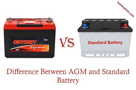 Agm Battery Vs Standard Battery Whats The Difference