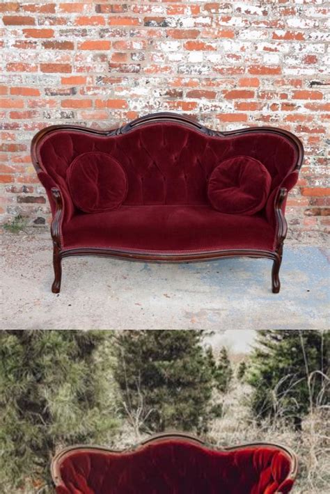 Ruby Red Loveseat in 2023 | Red loveseat, Love seat, Colonial style