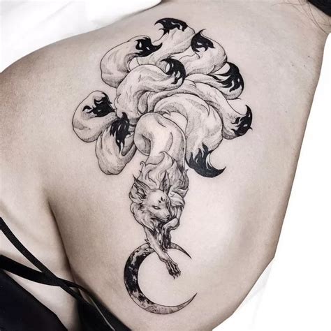 Nine Tailed Fox Tattoo: Between Ancient Legends And Modern Ink - TATTOOGOTO