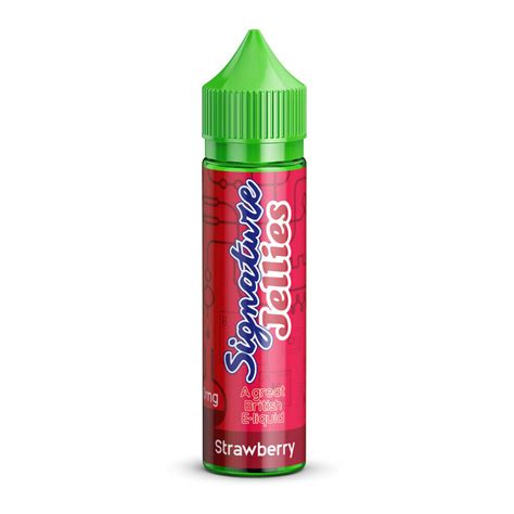 Strawberry 50ml E Liquid Signature Jellies Uk Vape Store E Cig Clouds