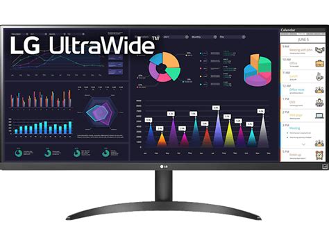 LG UltraWide 34WQ500 B 34 Zoll Full HD Monitor 5 Ms Reaktionszeit 100