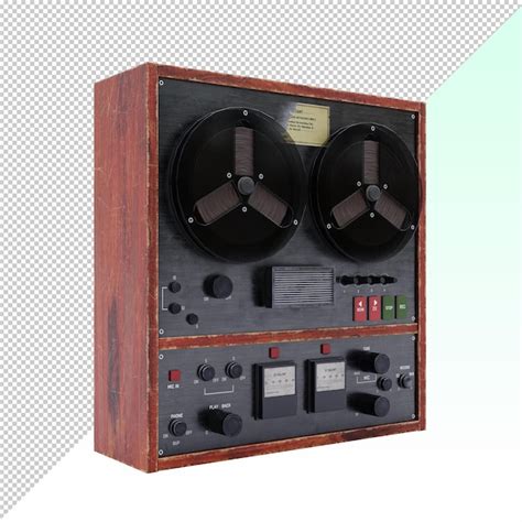 Premium PSD | Vintage tape recorder