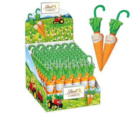 42 X Lindt Easter Milk Chocolate Carrots 13 5g Catch Au