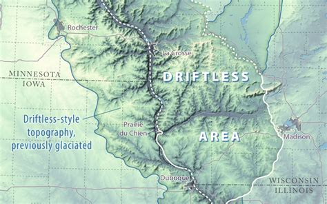 Wisconsin Driftless Area Map - Alanna Leontyne