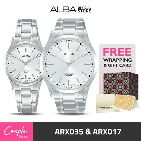 Jual Alba Jam Tangan Couple Arx Arx Quartz Shopee Indonesia