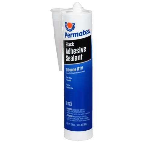 Permatex Black Silicone Adhesive Sealant 3 OZ Permatex