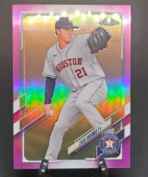 Topps Chrome Pink Refractor Zack Greinke For Sale Online Ebay