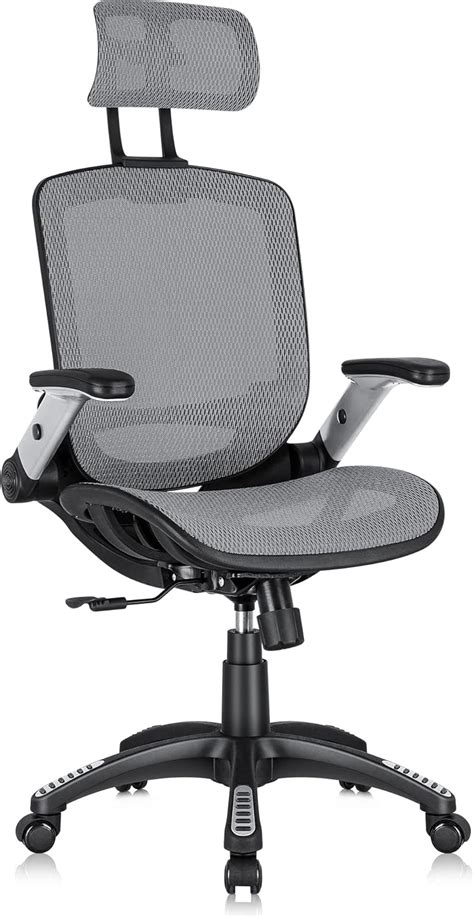 Buy GABRYLLY Mesh Office Chair High Back Ergonomic Chair With Flip Up