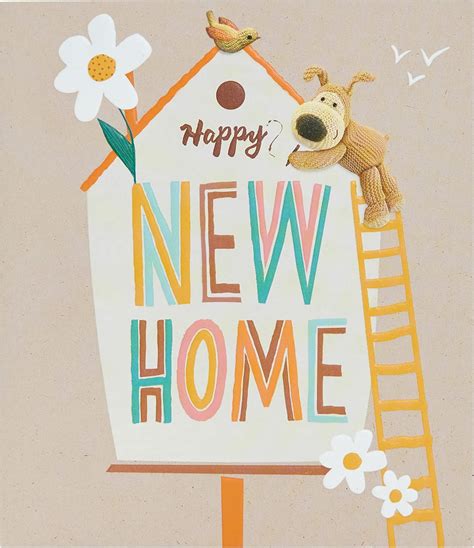 Amazon Boofle Happy New Home Greetings Card Cute Congratulations