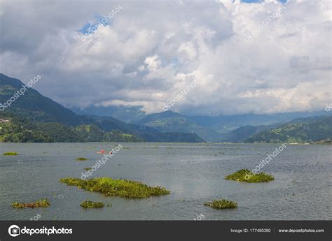 Views of Lake Side of Pokhara from Phewa Lake — Stock Photo © raagoon ...