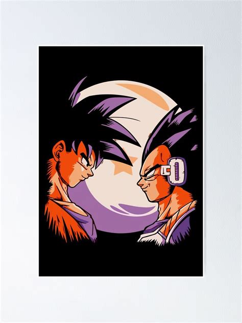 Goku Vs Vegeta Poster For Sale By GlennButler27 Redbubble