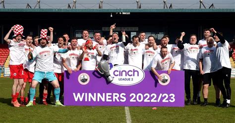 Stirling Albion Boss Darren Young Hails His League 2 Title Winning Side