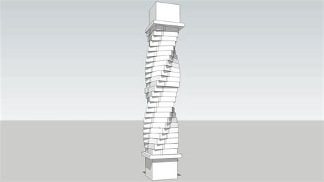 Twisted Brick Column 3D Warehouse Atelier Yuwa Ciao Jp